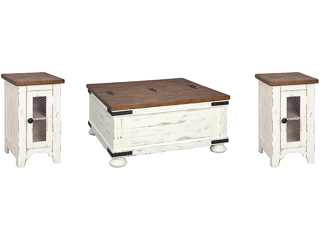 Wystfield Coffee Table and 2 Chairside End Tables - main image