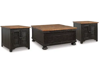 Valebeck Coffee Table and 2 End Tables