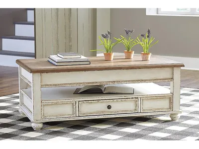 Realyn Coffee Table with Lift Top - Alternative View