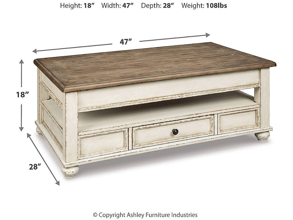 Realyn Coffee Table with Lift Top - image 3