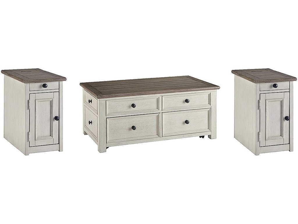 Bolanburg Coffee Table and 2 Chairside End Tables - main image