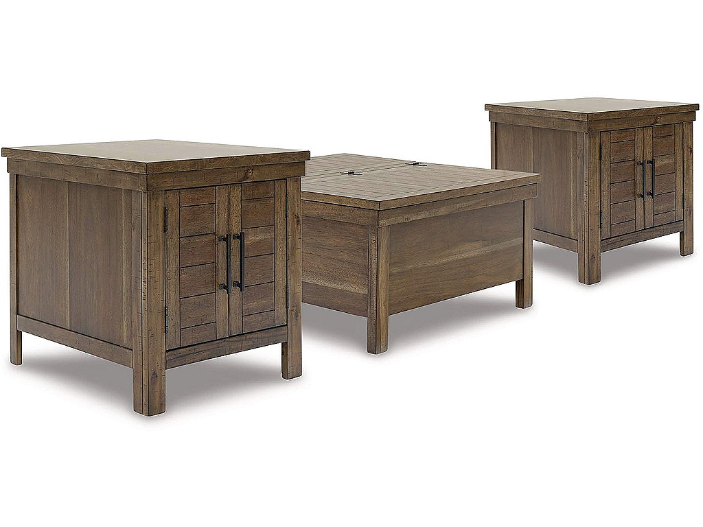 Moriville Lift-top Coffee Table and 2 End Tables - main image