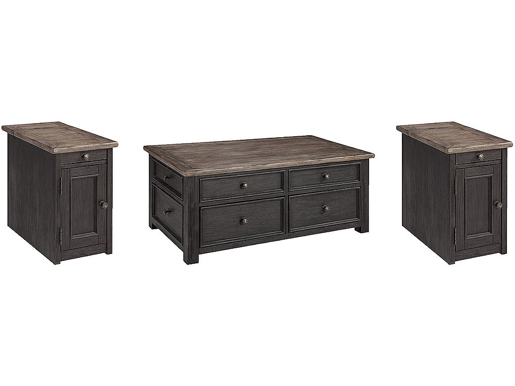 Tyler Creek Coffee Table and 2 Chairside End Tables - main image