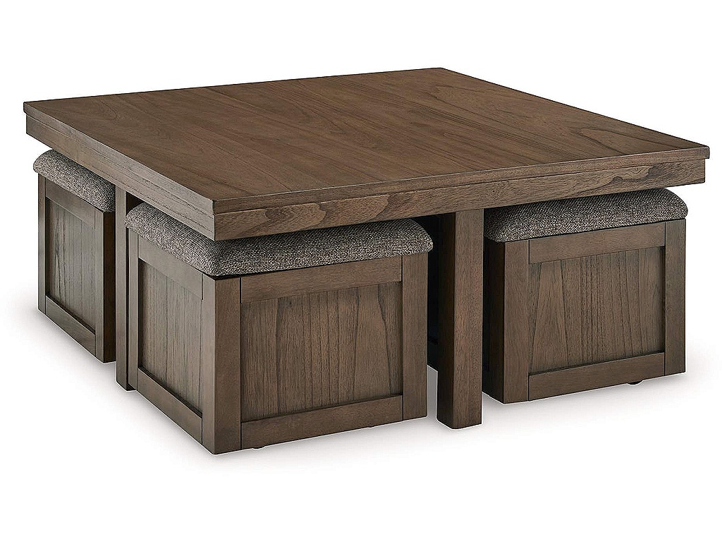 Boardernest Coffee Table with 4 Stools - main image