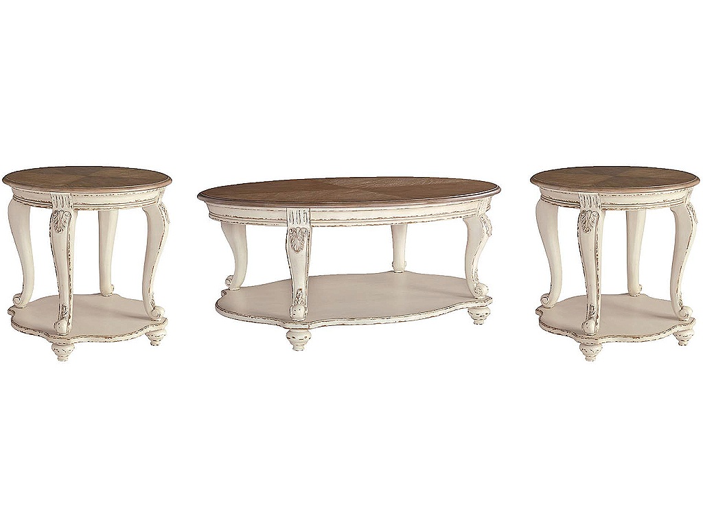 Realyn Coffee Table and 2 End Tables - main image