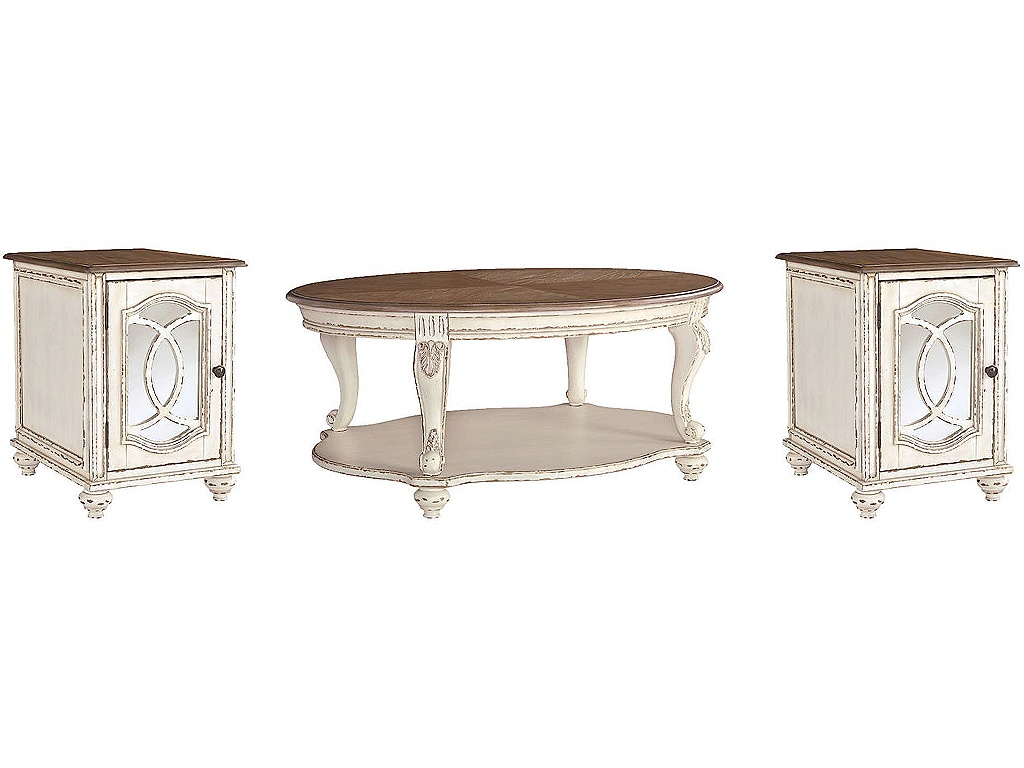 Realyn Coffee Table and 2 End Tables - main image