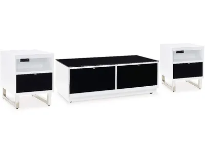 Gardoni Coffee Table and 2 Chairside End Tables