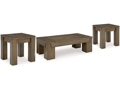 Rosswain Lift-top Coffee Table and 2 End Tables