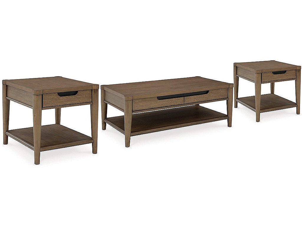 Roanhowe Coffee Table and 2 End Tables - main image