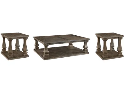Johnelle Coffee Table and 2 End Tables
