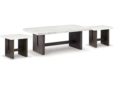 Burkhaus Coffee Table and 2 Ends