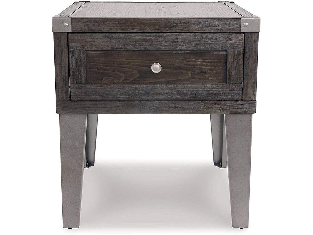 Todoe End Table with USB Ports & Outlets - image 5