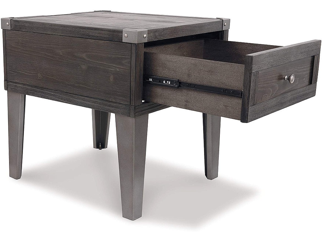 Todoe End Table with USB Ports & Outlets - image 8