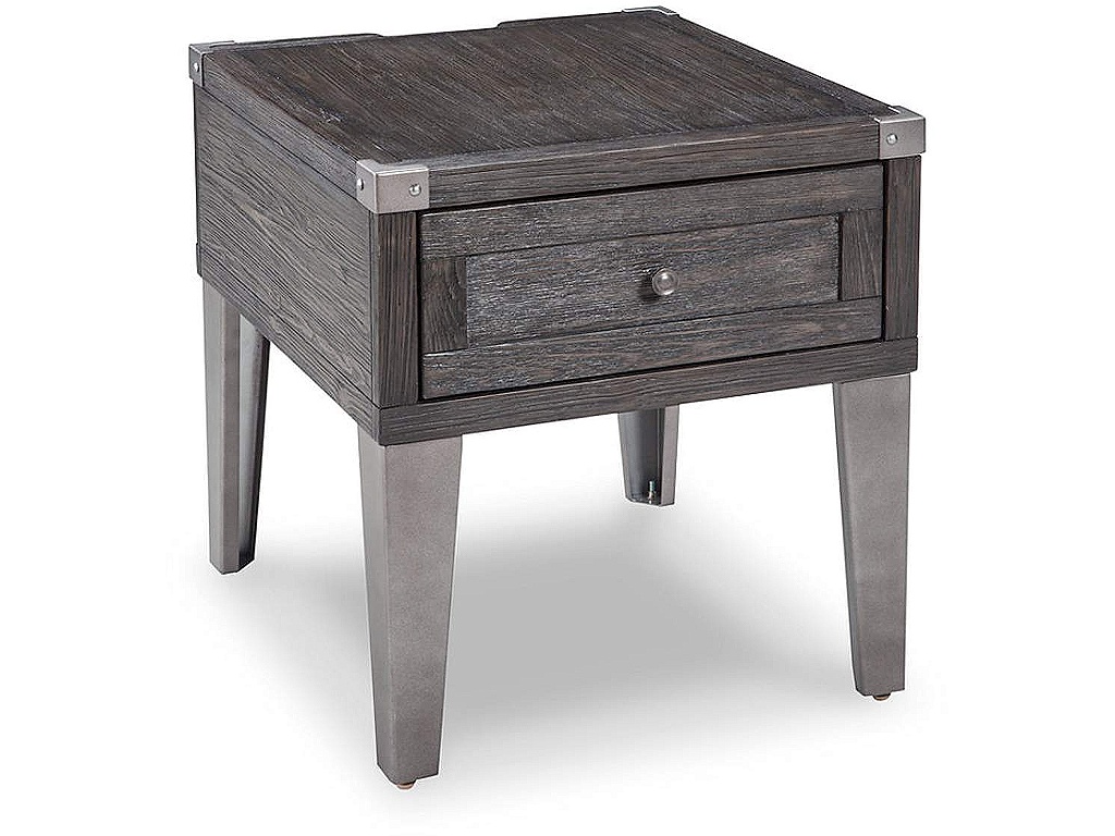 Todoe End Table with USB Ports & Outlets - image 4
