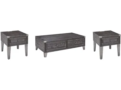 Todoe Coffee Table and 2 End Tables