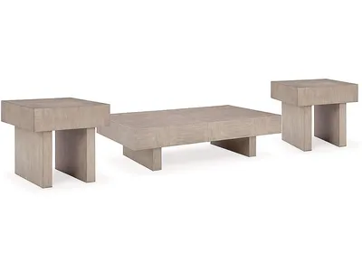 Jorlaina Coffee Table and 2 End Tables