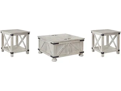 Carynhurst Coffee Table and 2 End Tables