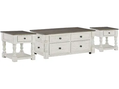 Havalance Lift Top Coffee Table and 2 End Tables