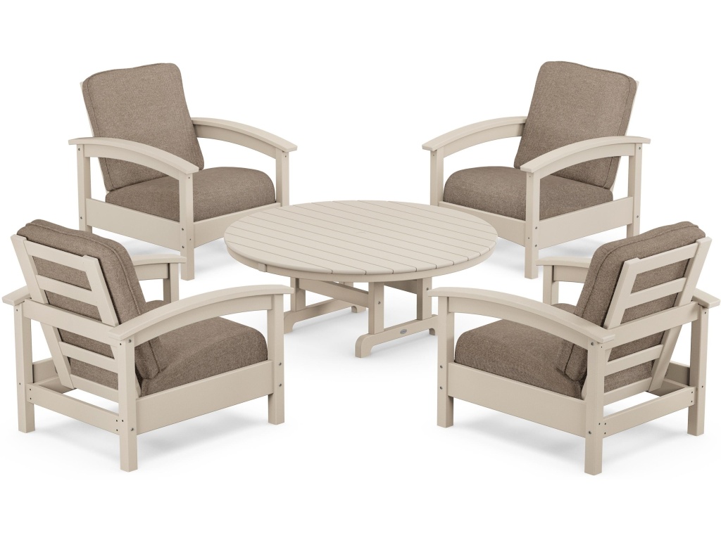 Trex Outdoor Furniture Rockport 5-Piece Deep Seating Set, primary thumbnail