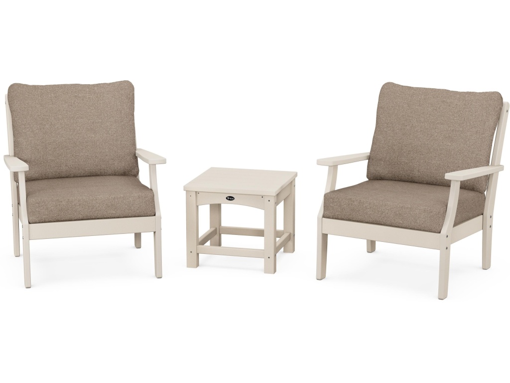 Yacht Club 3-Piece Deep Seating Set - main image