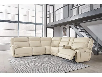 Double Deal 6-Piece Power Reclining Sectional - Alternative View