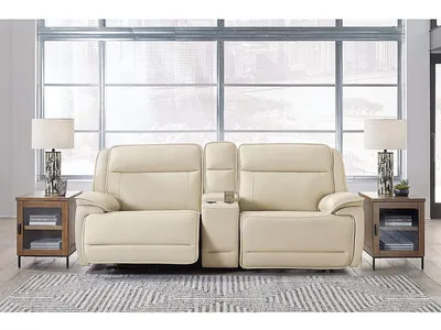 Double Deal 2-Piece Power Reclining Loveseat Sectional with Console - Alternative View