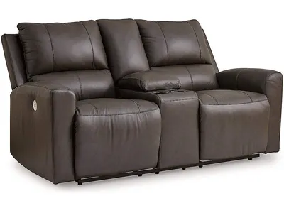 Boxmere Power Reclining Loveseat with Console