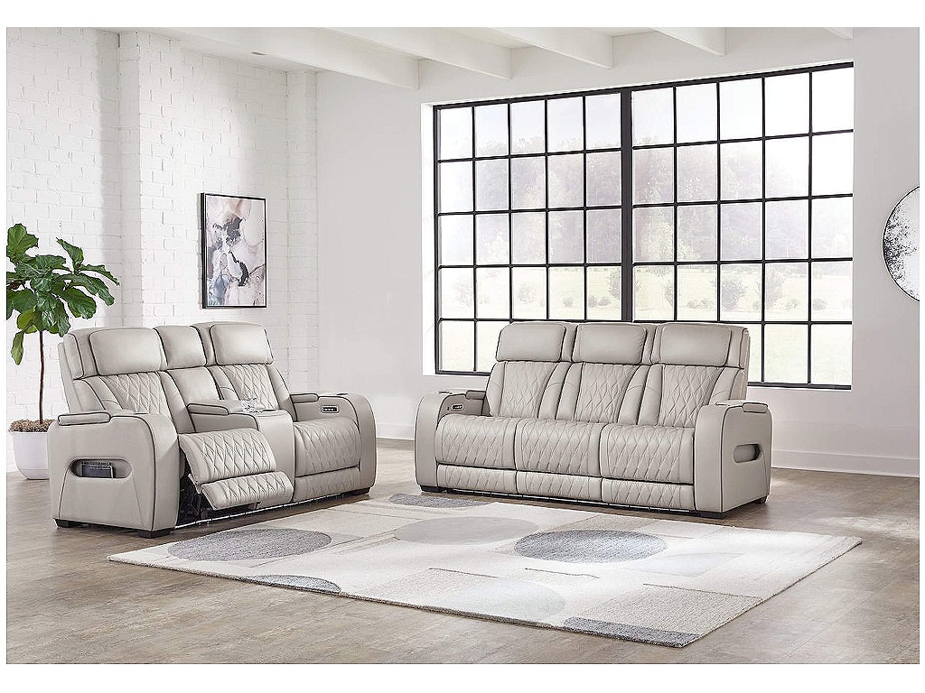 Boyington Power Reclining Sofa and Loveseat - main image