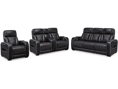 Boyington Power Reclining Sofa, Loveseat and Recliner - Alternative View
