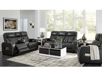 Boyington Power Reclining Sofa, Loveseat and Recliner