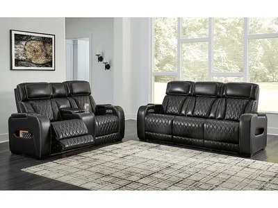 Boyington Power Reclining Sofa and Loveseat