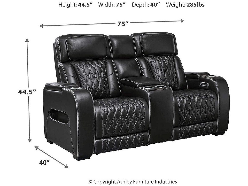 Boyington Power Reclining Loveseat with Console - image 3