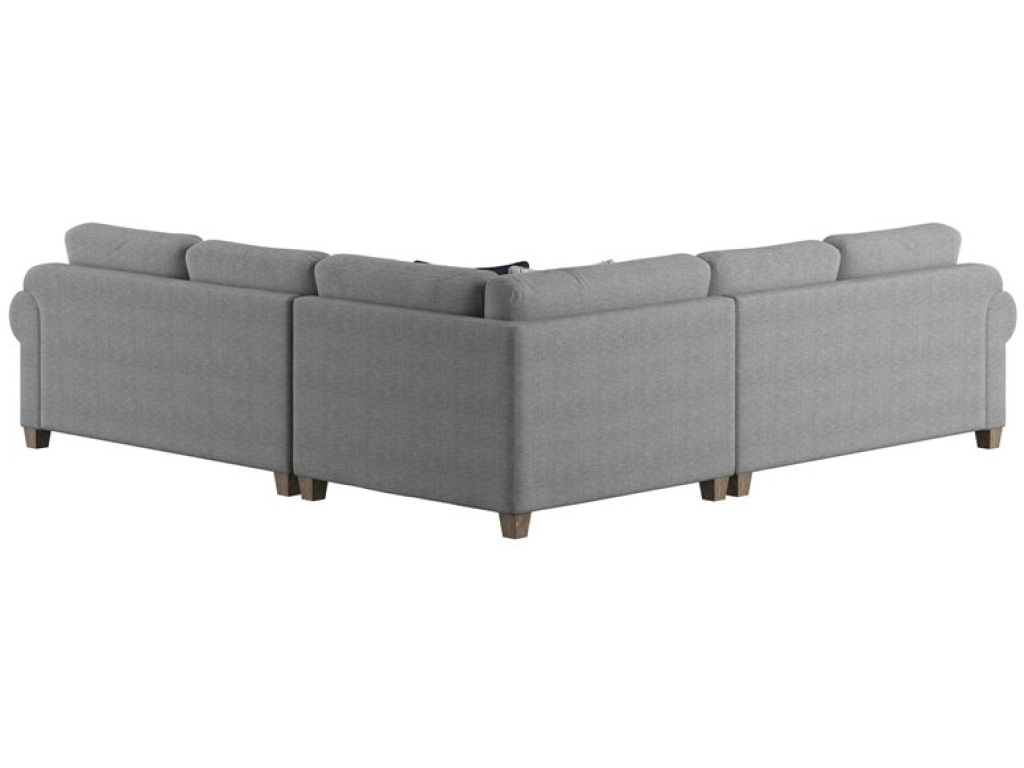 Sasha-Sectional W / 6 Pillows-Grey - image 2