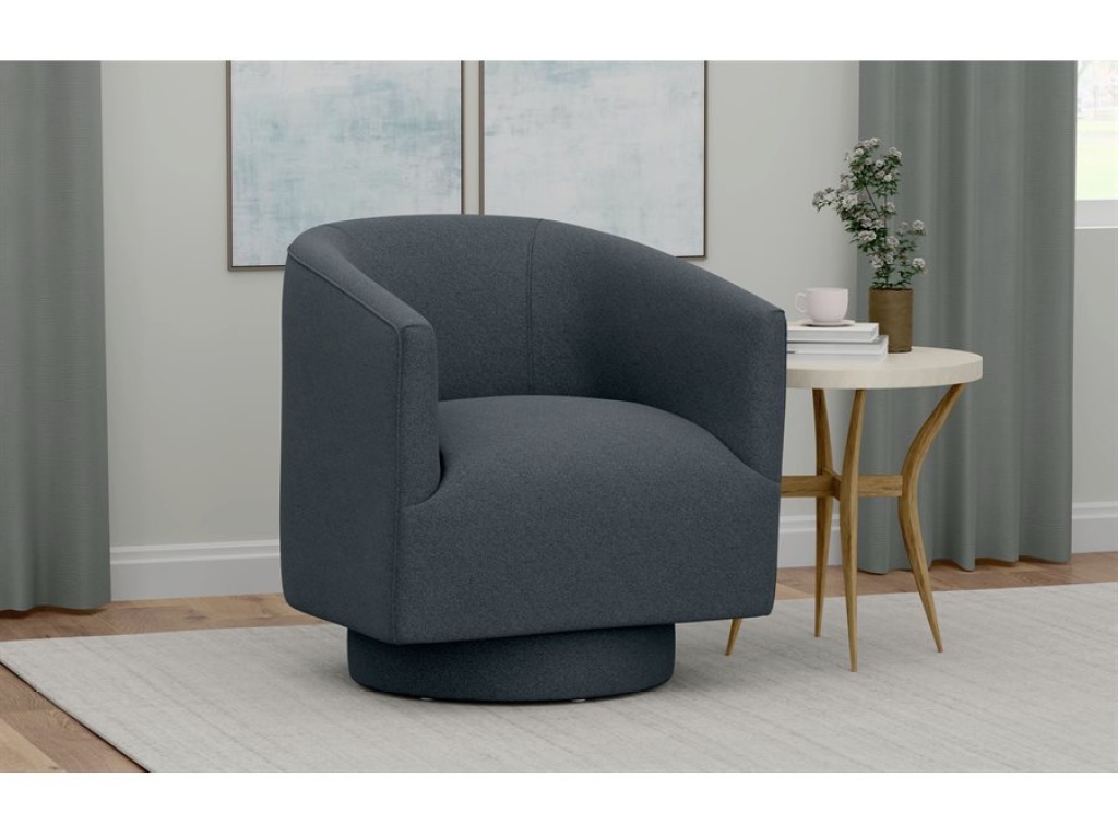 Swivel Chair - Blue - image 5