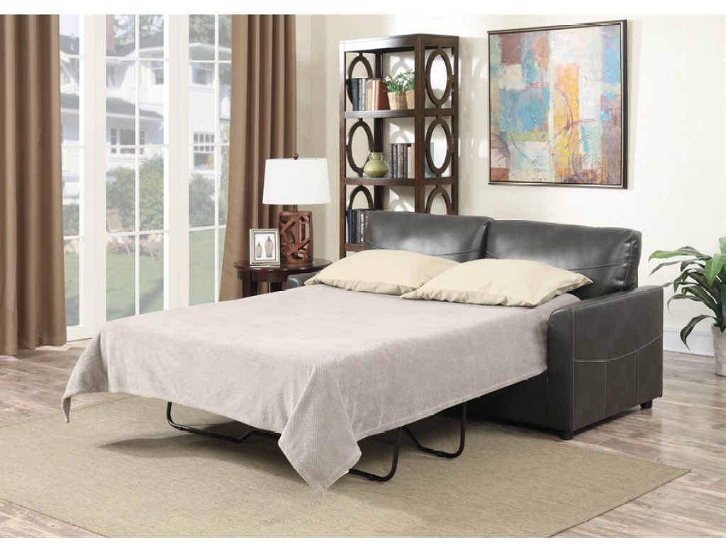 Full Sleeper W / Gel Foam Mattress-Dark Grey - image 3