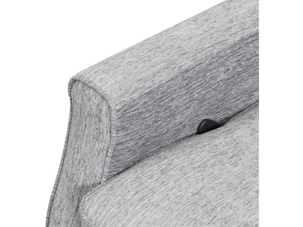 Swivel Glider Recliner-Grey - image 5