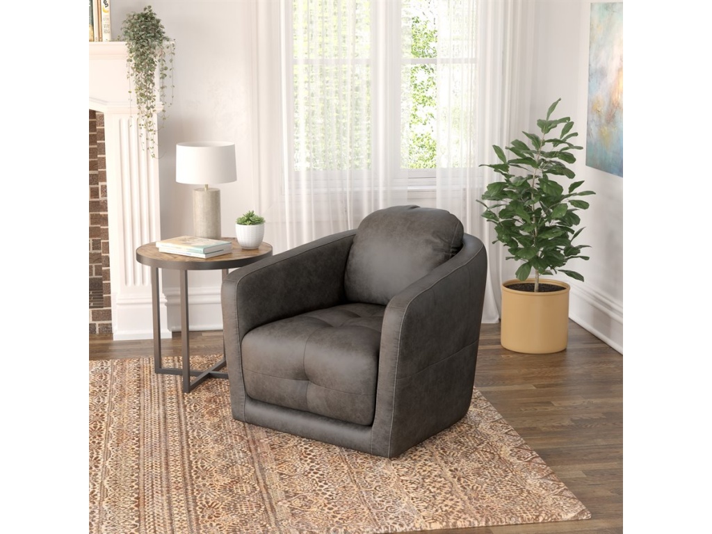 Swivel Chair-Steel Grey - image 4