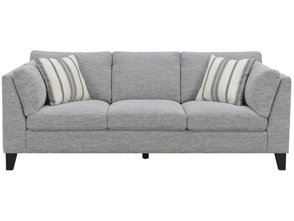 Sofa W / 2 Accent Pillows-Gray - image 1