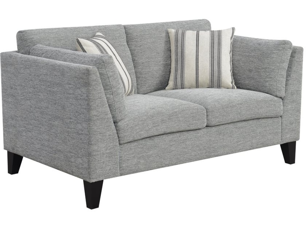 Loveseat W / 2 Accent Pillows-Gray - main image