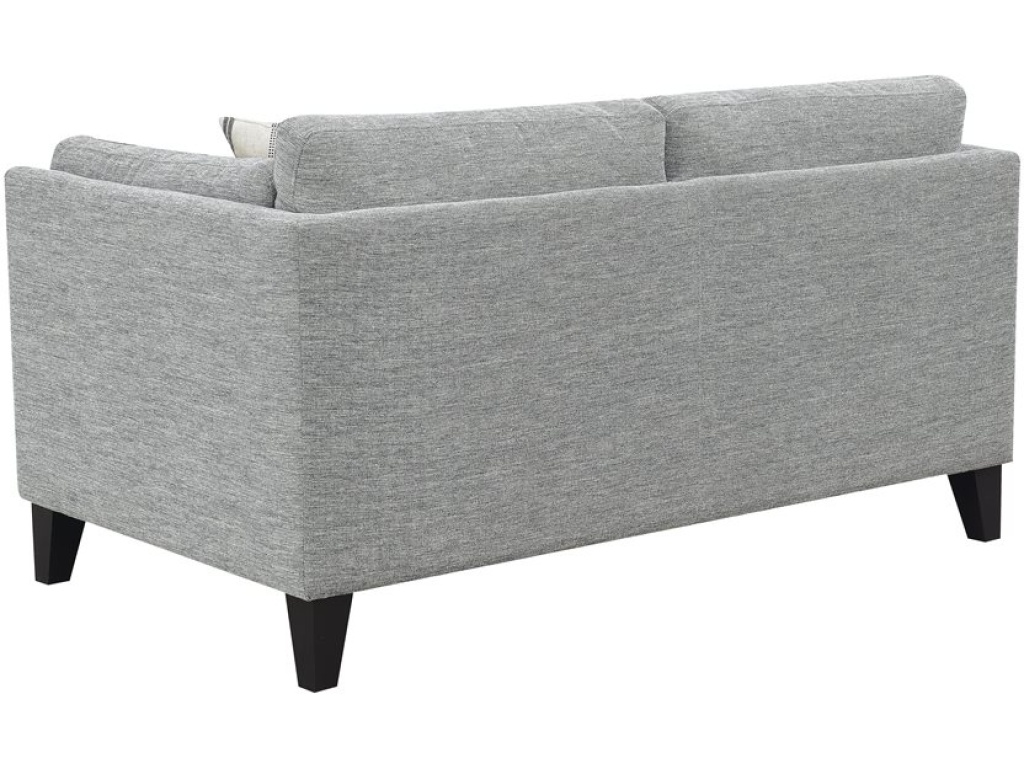 Loveseat W / 2 Accent Pillows-Gray - image 2