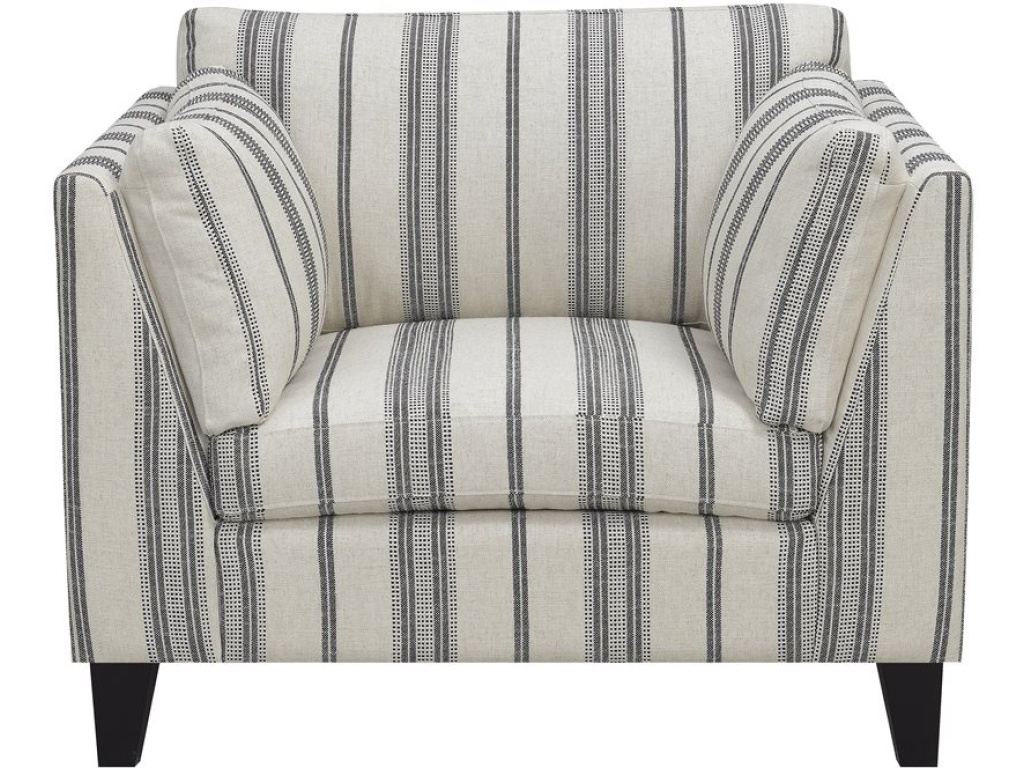 Chair-Gray Stripe - image 1