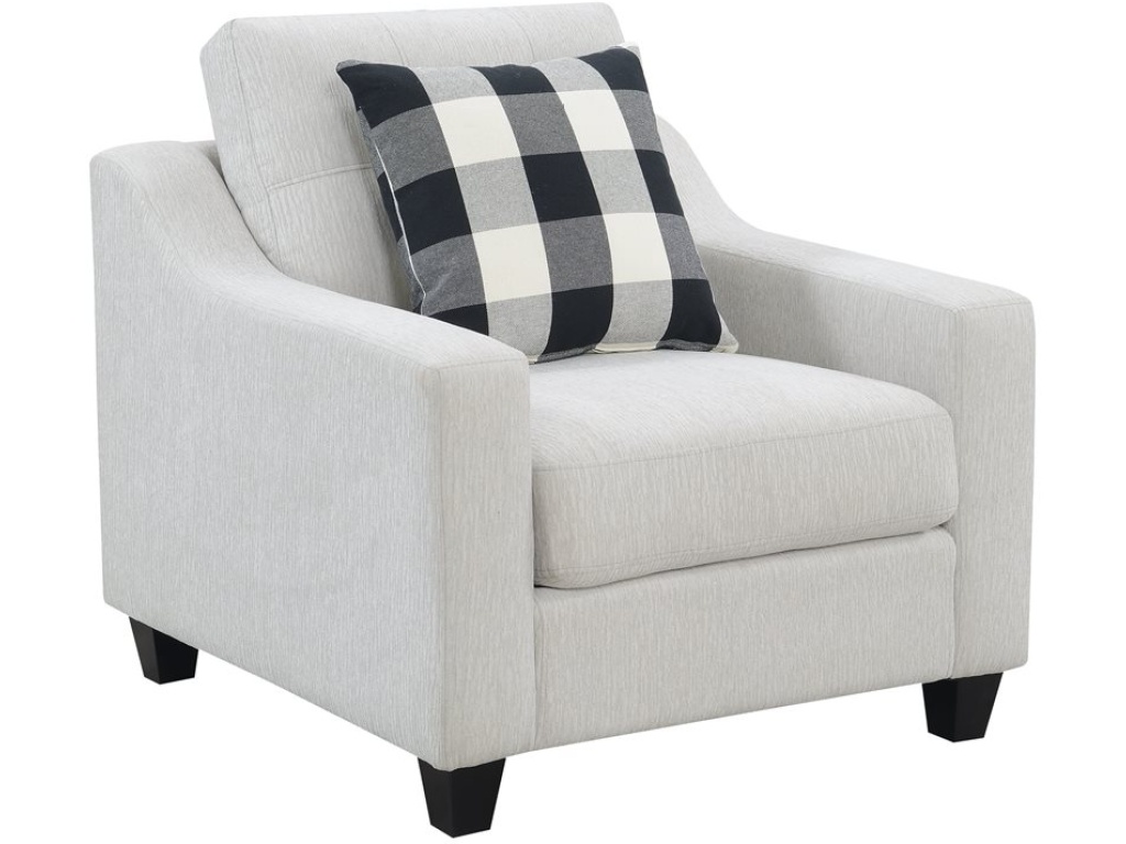 Chair W / 1 Pillow-Beige - main image