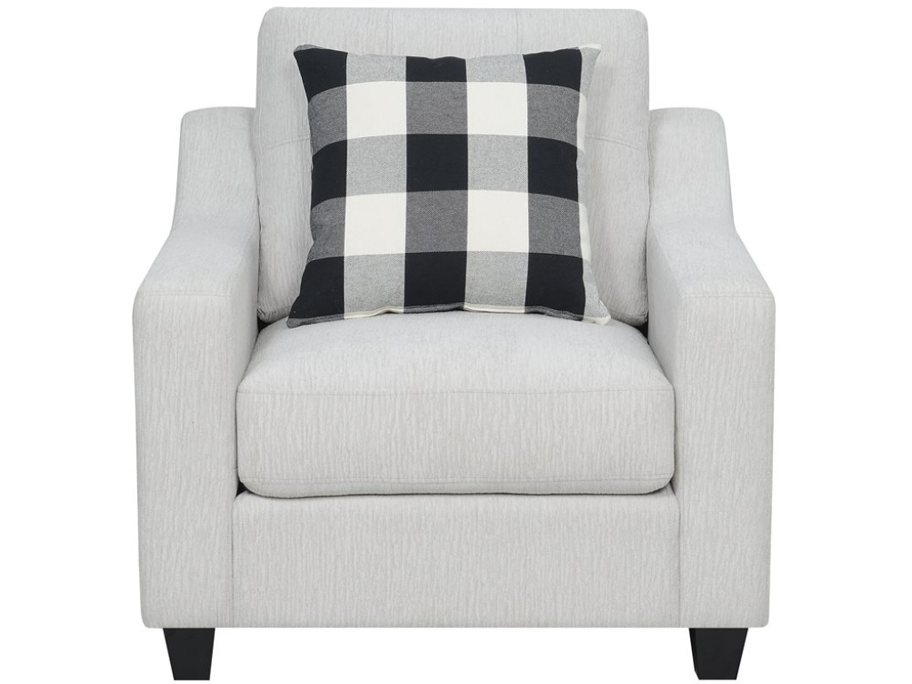 Chair W / 1 Pillow-Beige - image 1