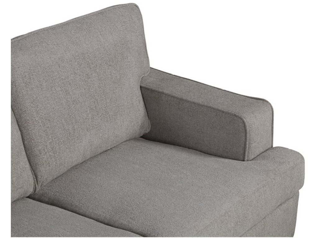 Loveseat W / 2 Pillows-Light Grey - image 8
