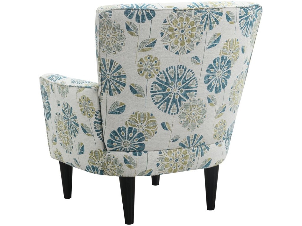 Accent Chair-Teal Multi - image 1