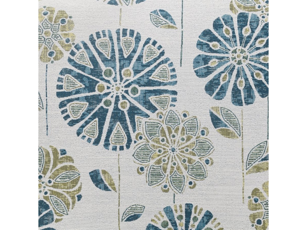 Accent Chair-Teal Multi - image 2