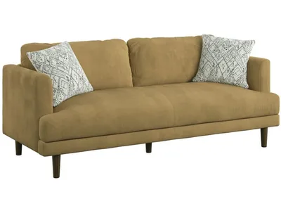 Sofa W / 2 Pillows- Mustard