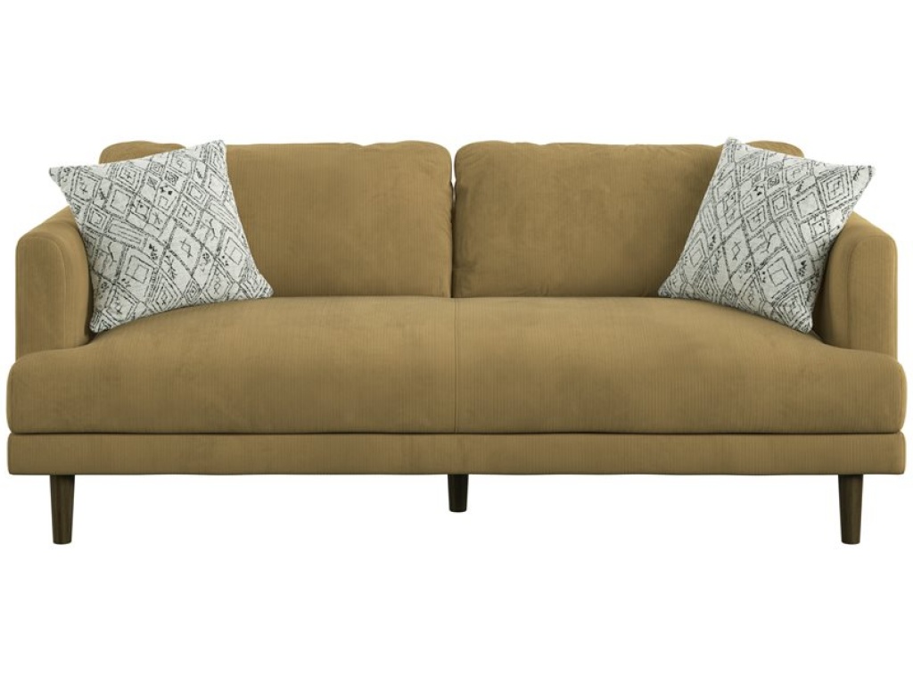 Sofa W / 2 Pillows- Mustard - image 1