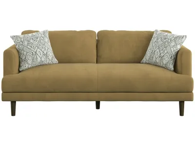 Sofa W / 2 Pillows- Mustard - Alternative View