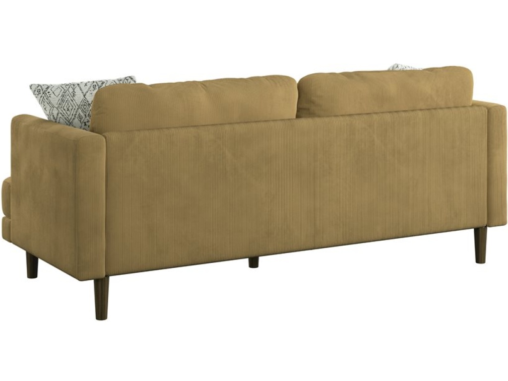 Sofa W / 2 Pillows- Mustard - image 3